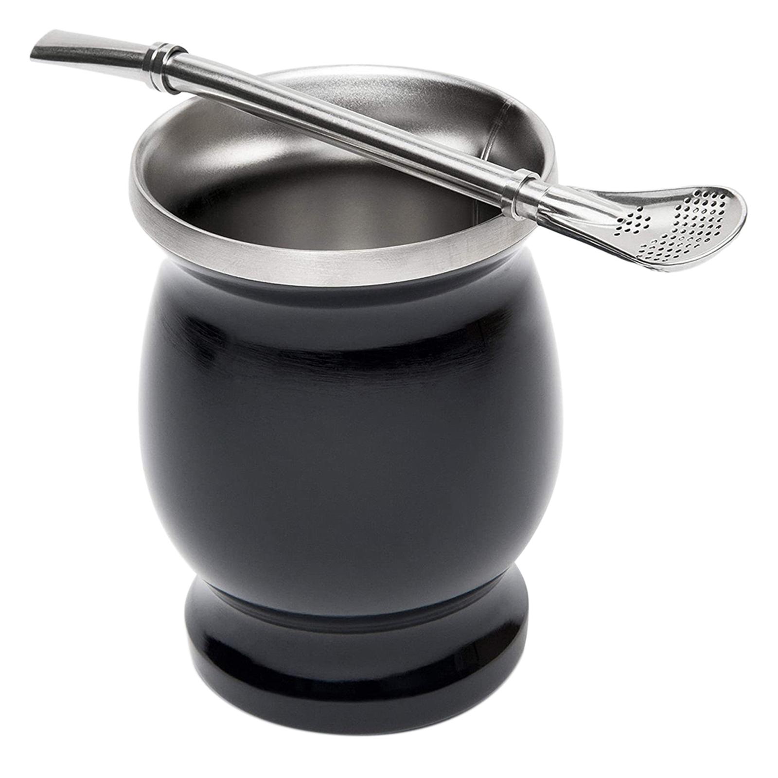 Coffee Tea Spoon - Kubek ze stali nierdzewnej, dwuścienny, z