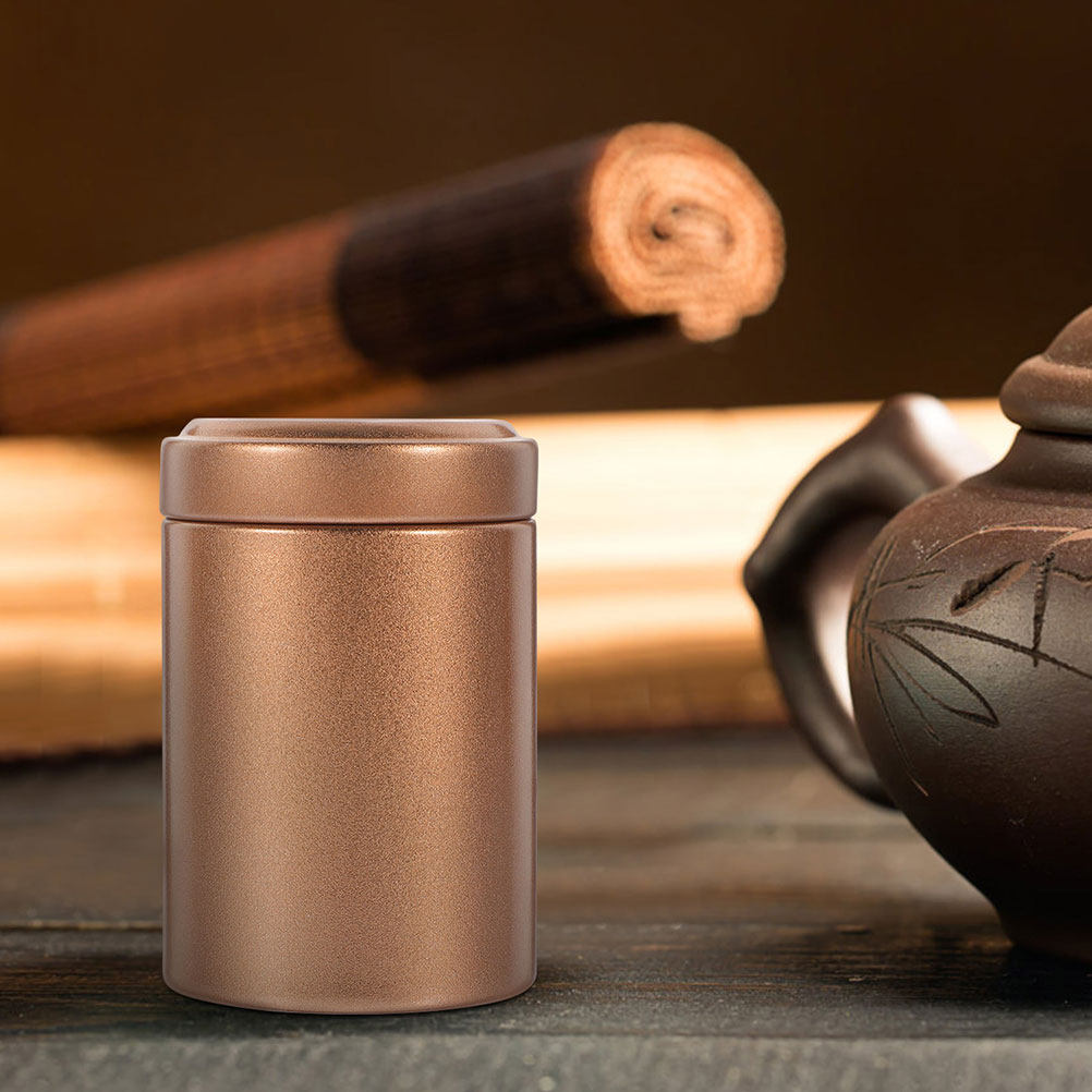 Coffee Tea And Sugar Canister Set - 4 sztuki eleganckich metalowych pojemników na