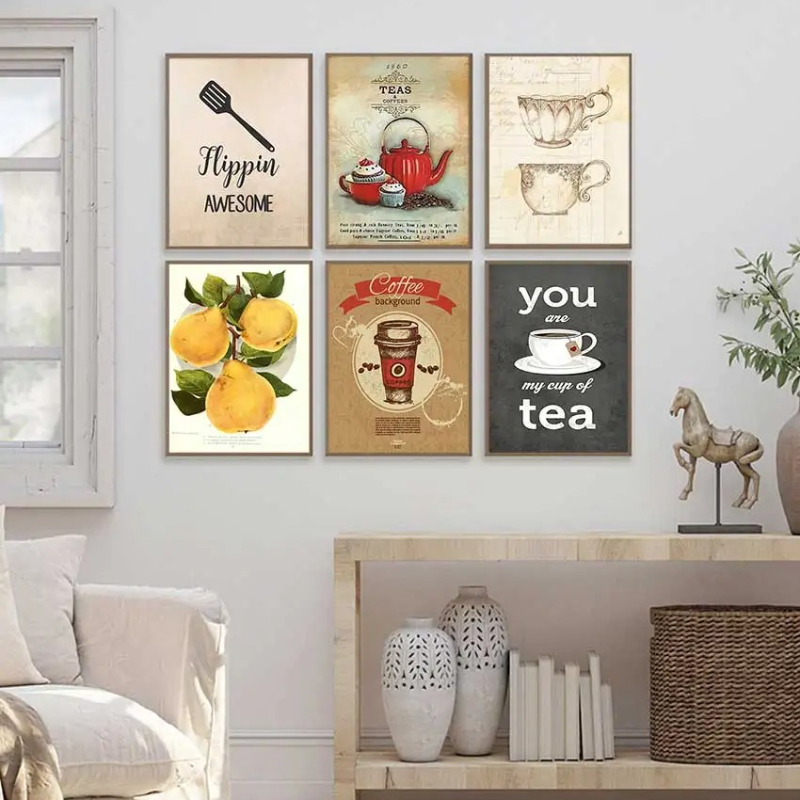 Lemon Tea Coffee - Vintage Gorąca Kawa Herbata Czas na