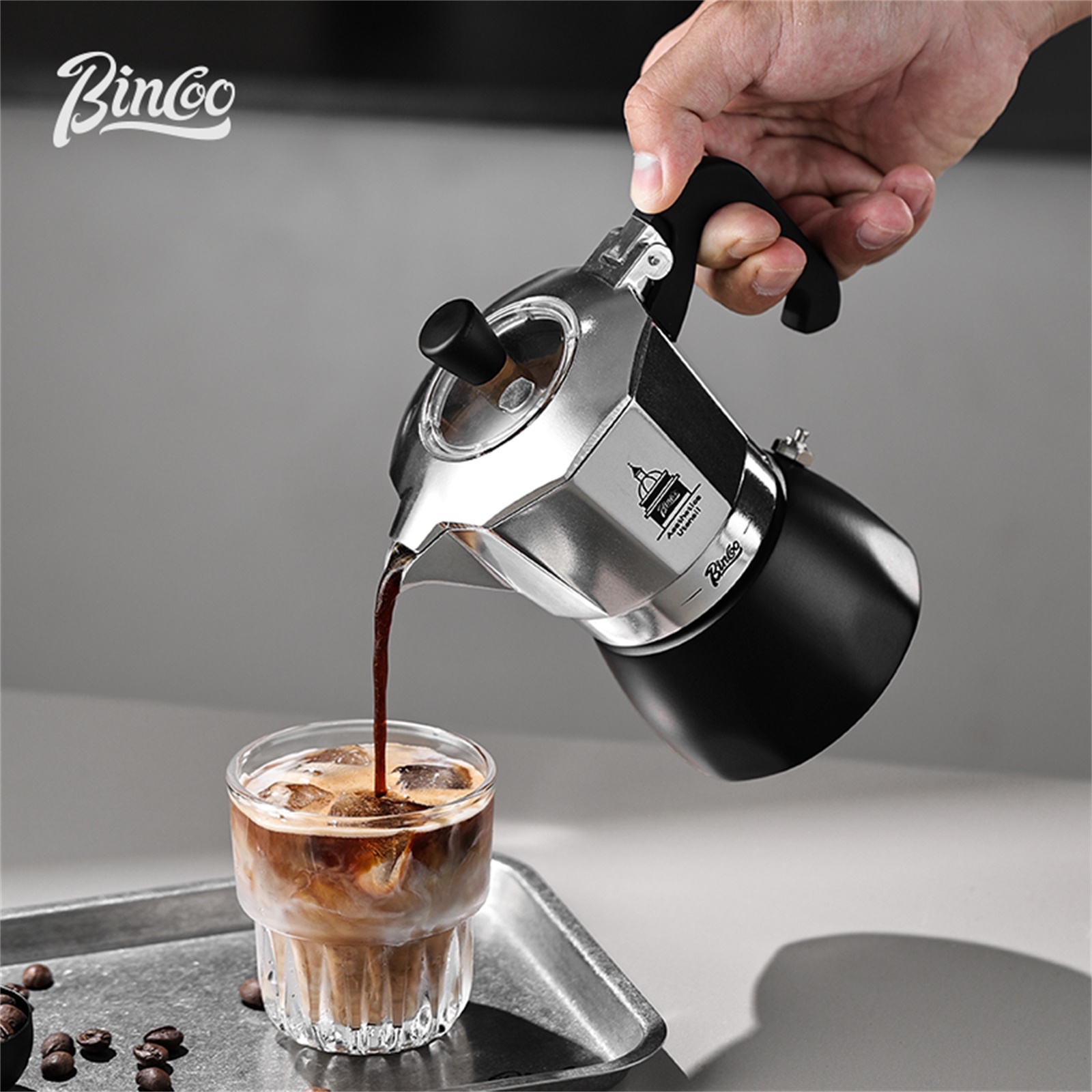 Coffee Tea Making Machine - BINCOO Dwu-zaworowy Moka Pot, Ekspres do