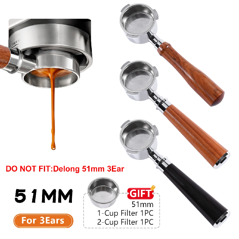 Coffee Tea Making Machine - Bezdenny Portafilter do Kawy 51mm do