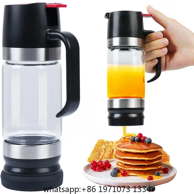 Coffee Or Tea Please - Dozownik do miodu z podstawką, szklany