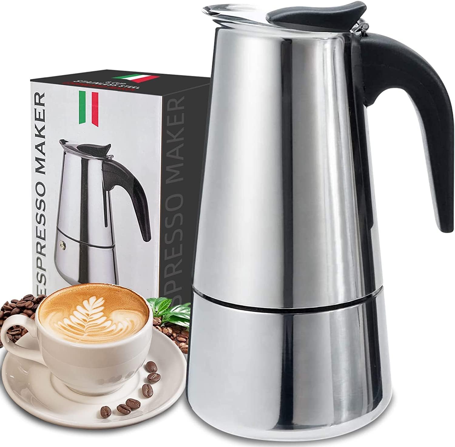 Coffee Tea Making Machine - 4/6/9 kubki Moka Pot Caffe Machine