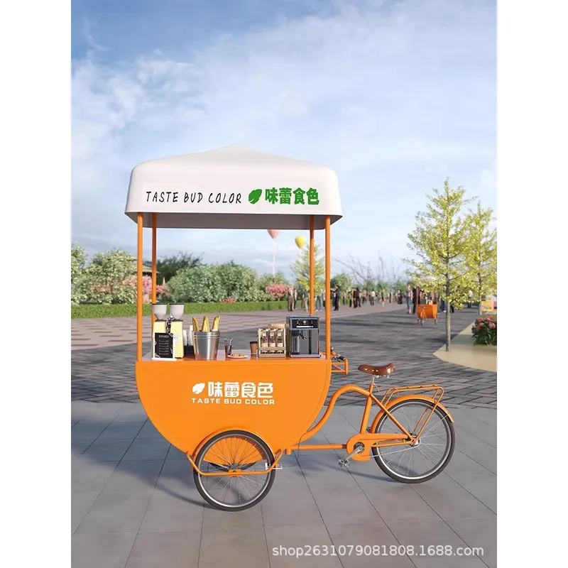 Coffee Tea Milk - Mobilny wózek gastronomiczny na zewnątrz, food