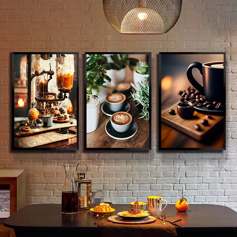 Coffee Tea Milk - Plakat na płótnie z motywem kawy