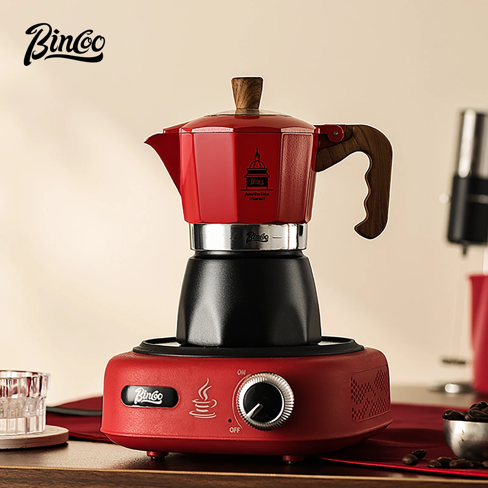 Ekspres do kawy Moka Bincoo z  – Coffee Tea Making Machine recenzja i cena
