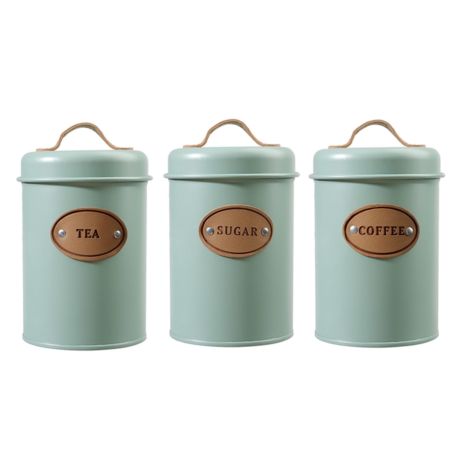 3-częściowy zestaw pojemników  – Coffee Tea Sugar Container Set recenzja i cena