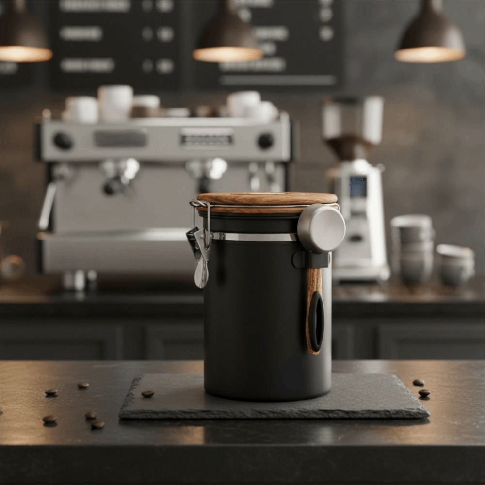 Pojemnik na ziarna kawy ze sta – Coffee Tea Leaf recenzja i cena
