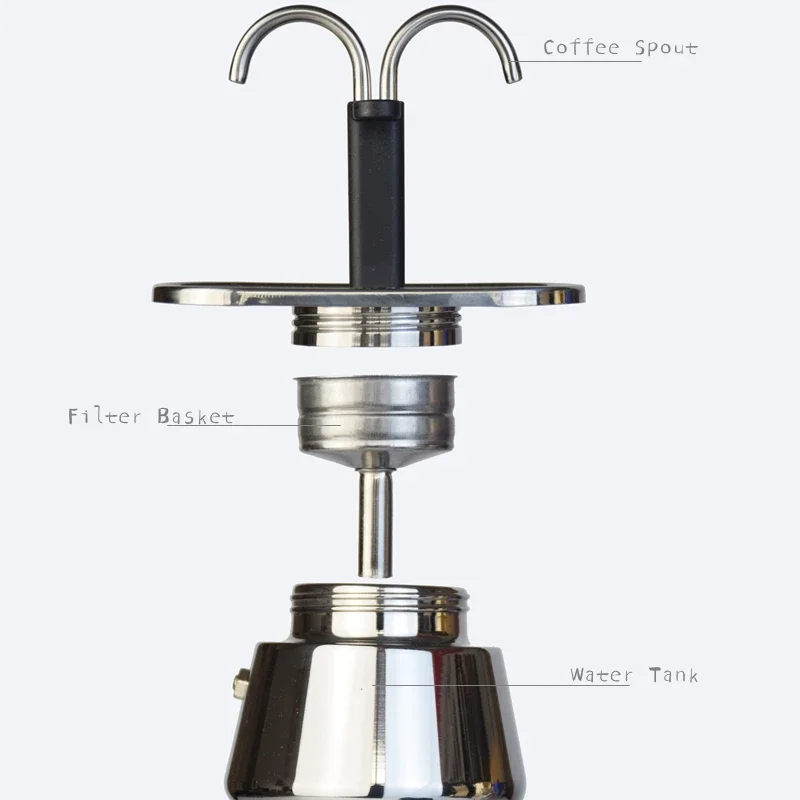 200ML Mini Moka Pot Double Tub – Coffee Tea Making Machine recenzja i cena