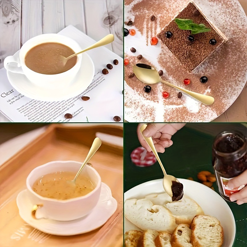 6/10/20 szt. Małe złote łyżecz – Coffee Tea And Sugar Canister Set recenzja i cena