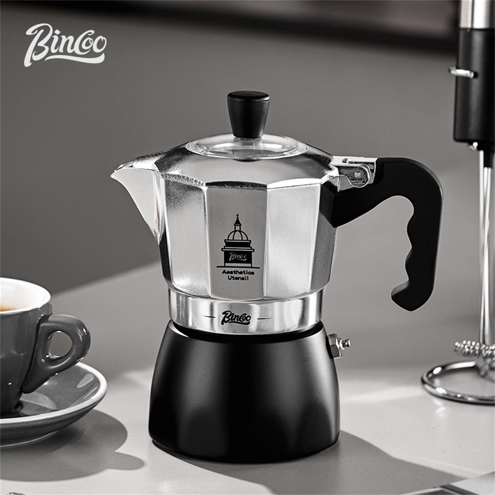 BINCOO Dwu-zaworowy Moka Pot,  – Coffee Tea Making Machine recenzja i cena