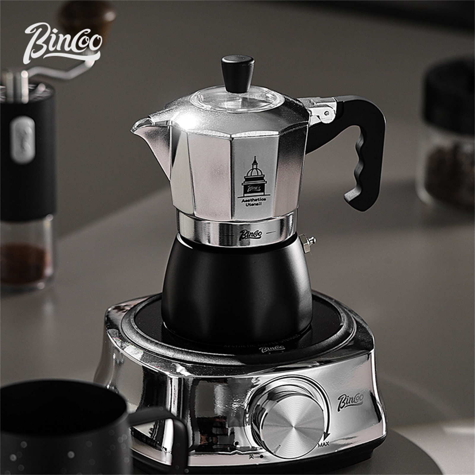 BINCOO Dwu-zaworowy Moka Pot,  – Coffee Tea Making Machine recenzja i cena