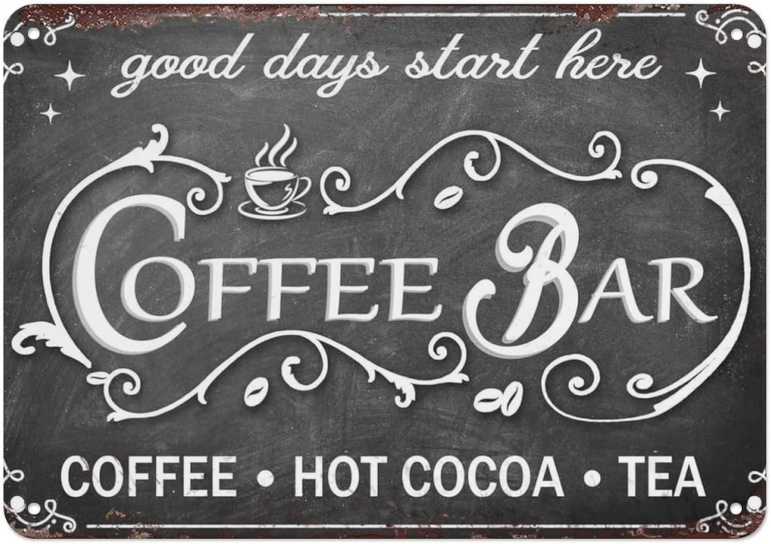 Vintage Tabliczka Bar Kawowy,  – Coffee Tea And Cocoa recenzja i cena