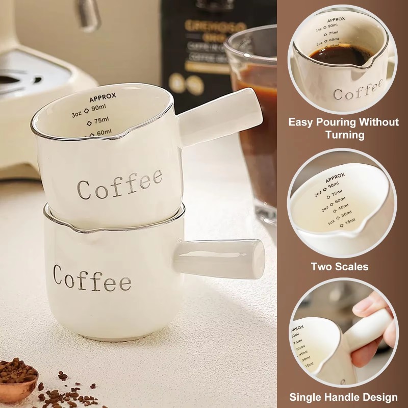 Mini ceramiczny kubek do kawy  – Coffee Tea Milk recenzja i cena