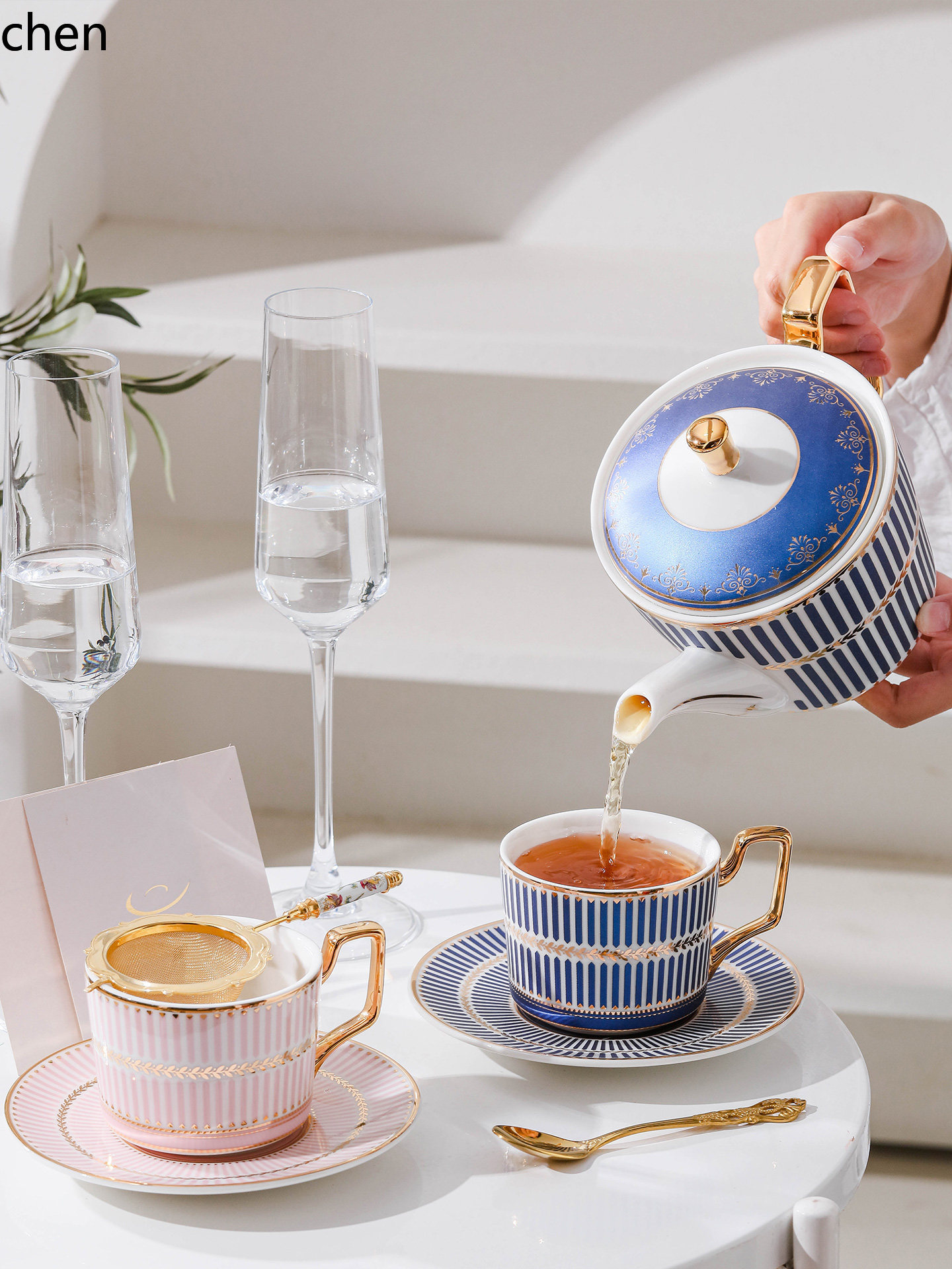Zestaw filiżanki i spodka do k – Coffee Or Tea Please recenzja i cena