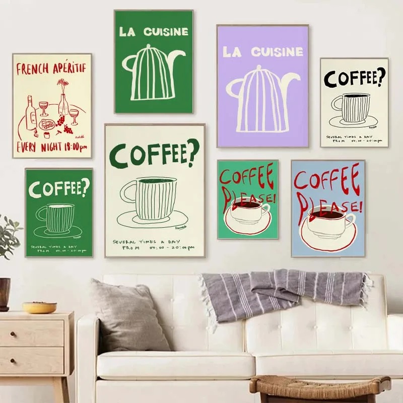 1 szt. bezramowy dekoracyjny w – Draw Coffee And Tea recenzja i cena