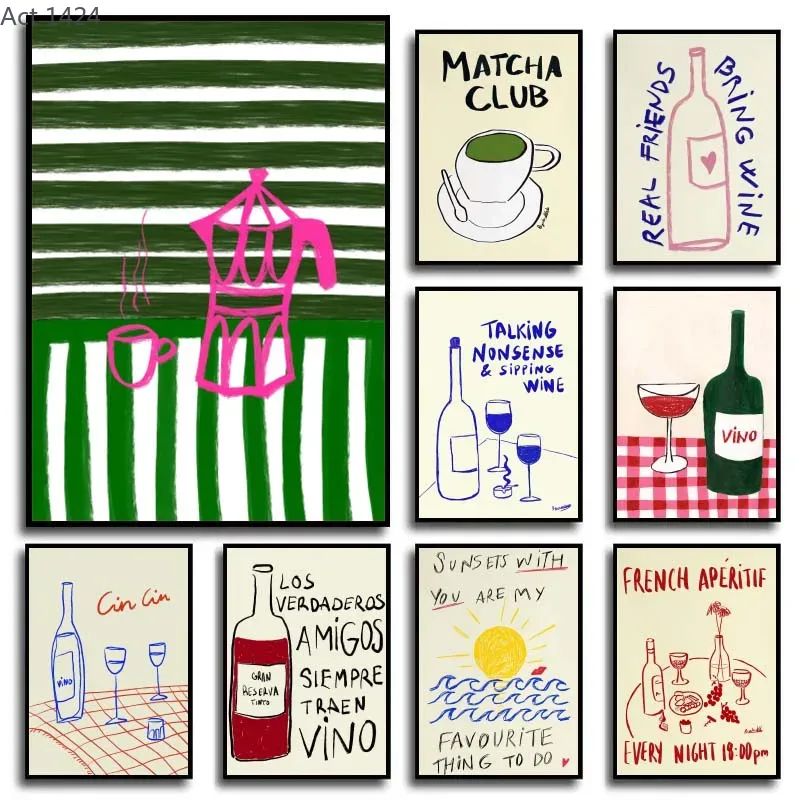 Nowoczesne Kolorowe Rysunki Ab – Draw Coffee And Tea recenzja i cena