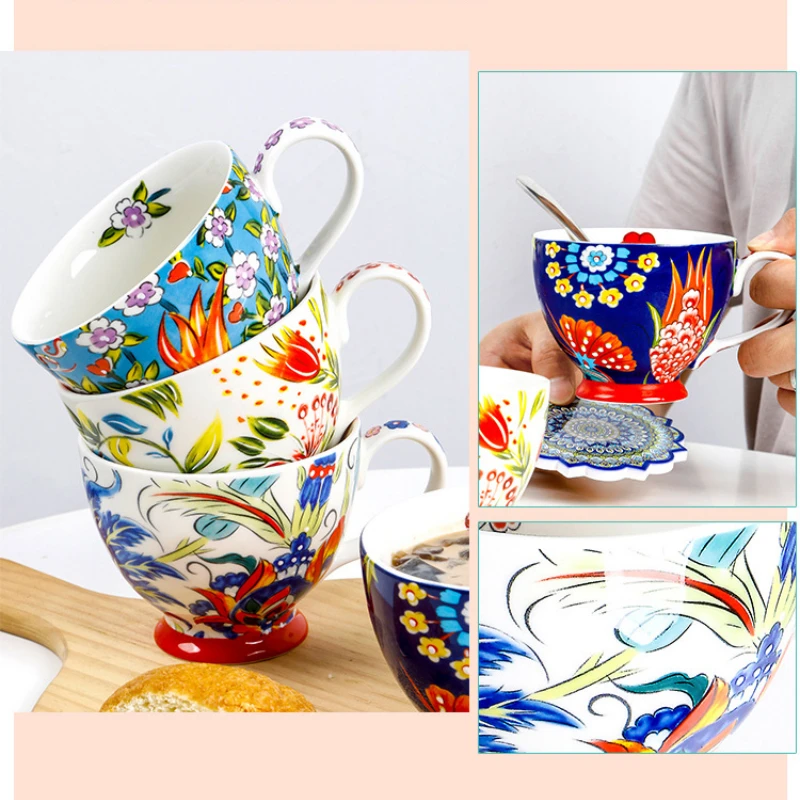 Kolorowy kwiat ceramiczny kube – Coffee Tea And Cocoa recenzja i cena