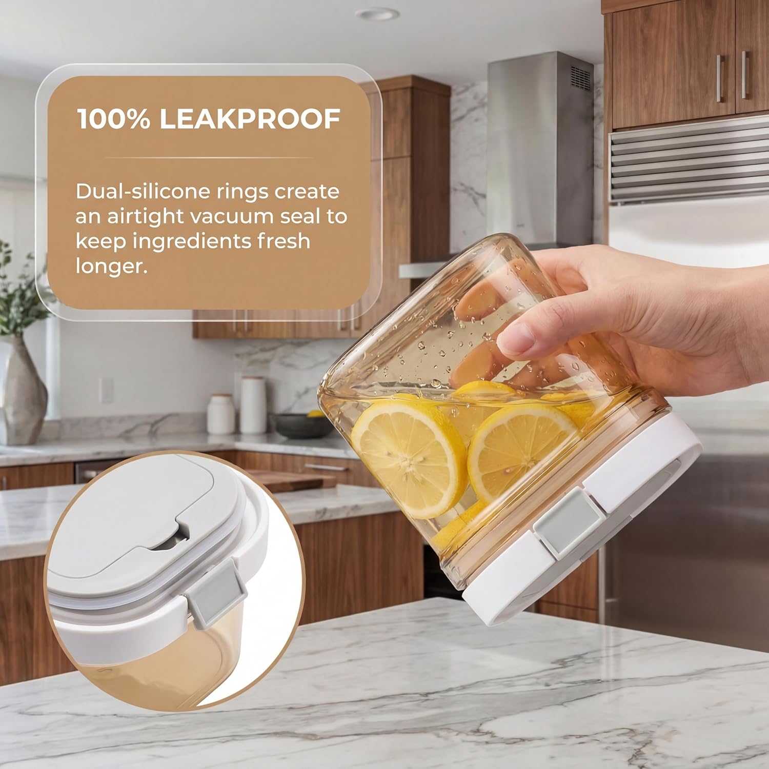 2 szt. Pojemnik na kawę z miar – Coffee Tea Sugar Container Set recenzja i cena