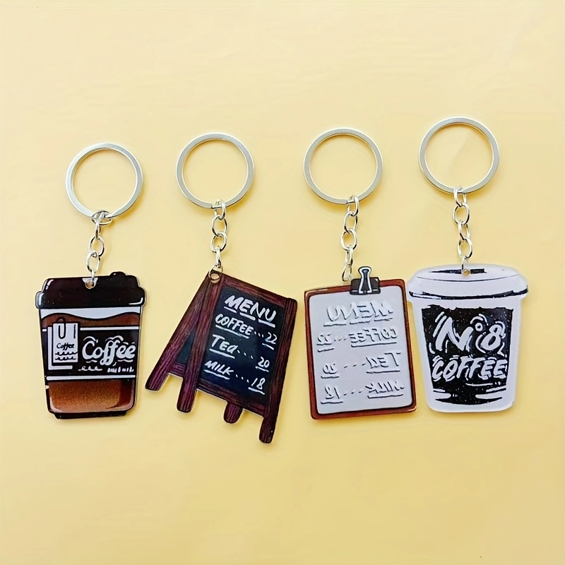 8 szt. akrylowych breloczków d – Coffee & Tea Difabis recenzja i cena
