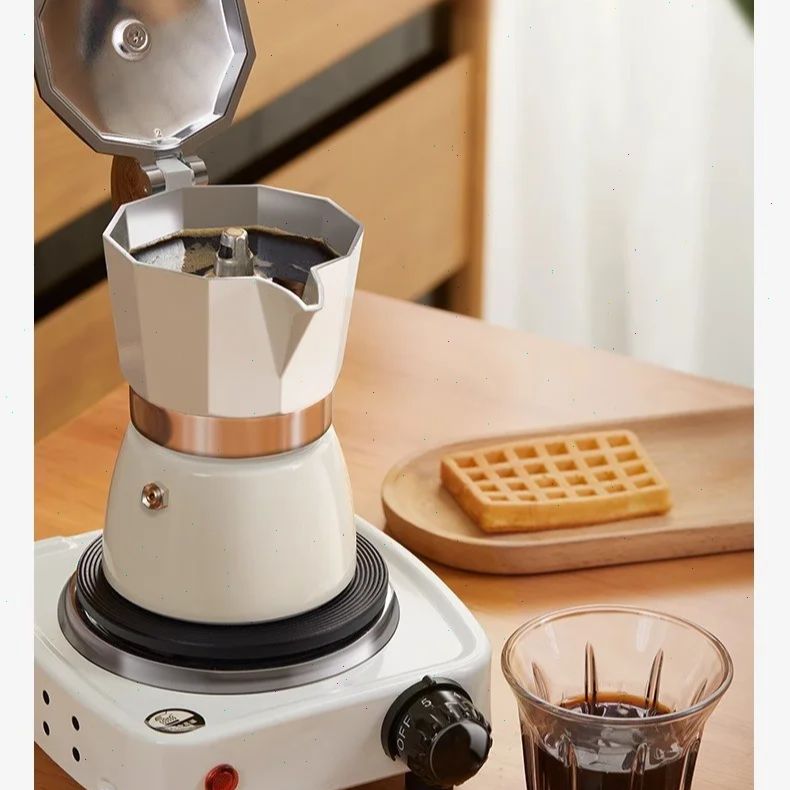 Ekspres do kawy Moka z okrągłą – Coffee Tea Making Machine recenzja i cena